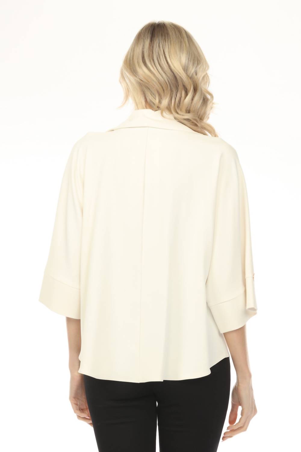 Joseph Ribkoff - Surplice Blouson 3/4 Sleeve Top