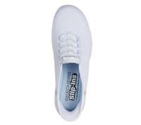 Skechers Women's Newbury St Lightly Shoes in white - women's sneaker - detail view