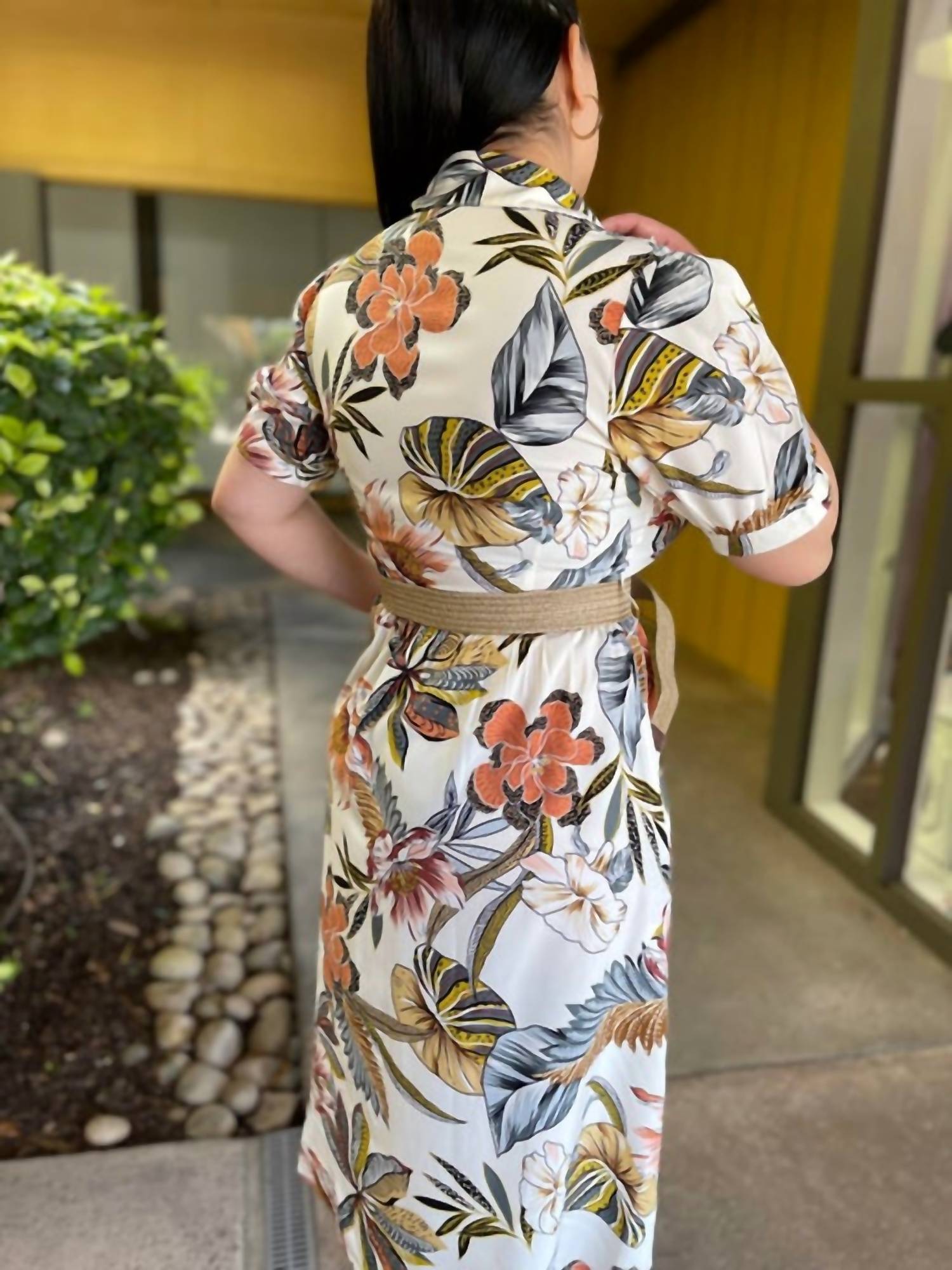 Ellison - Button up Dress with belt