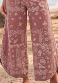 Lovlov - Tulip Wide Leg Relaxed Fit Washed Denim Pants