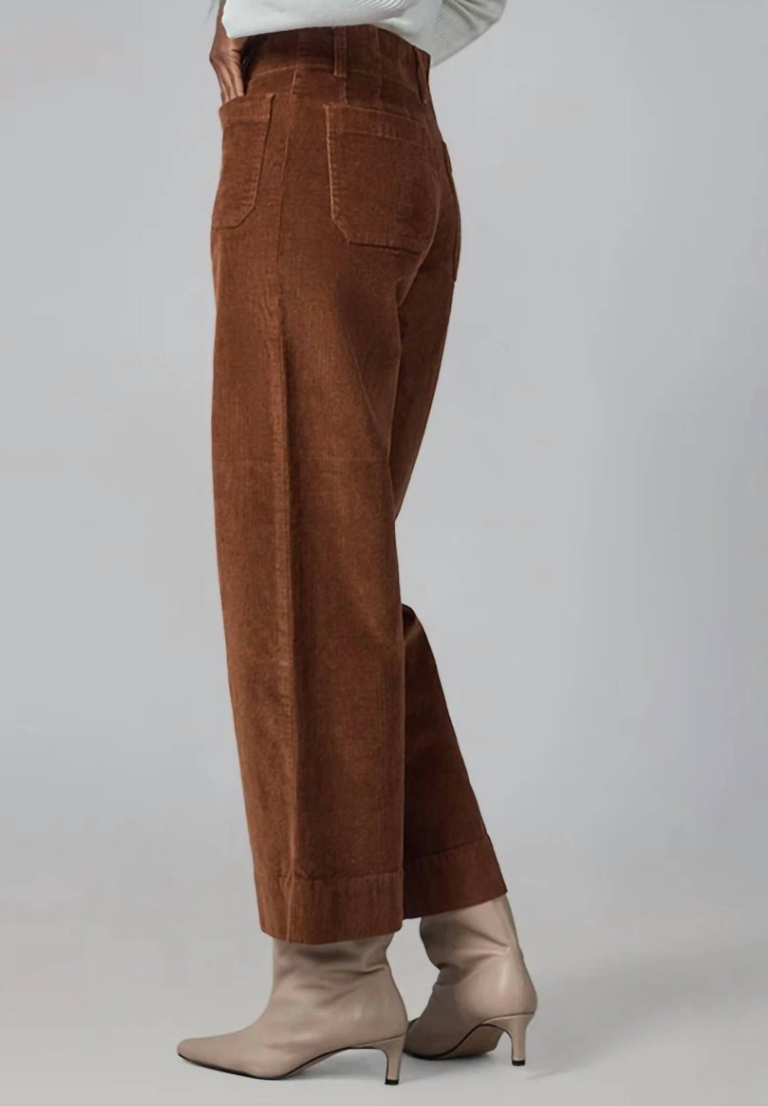 Lola Jeans - High Rise Wide Leg Corduroy Pant