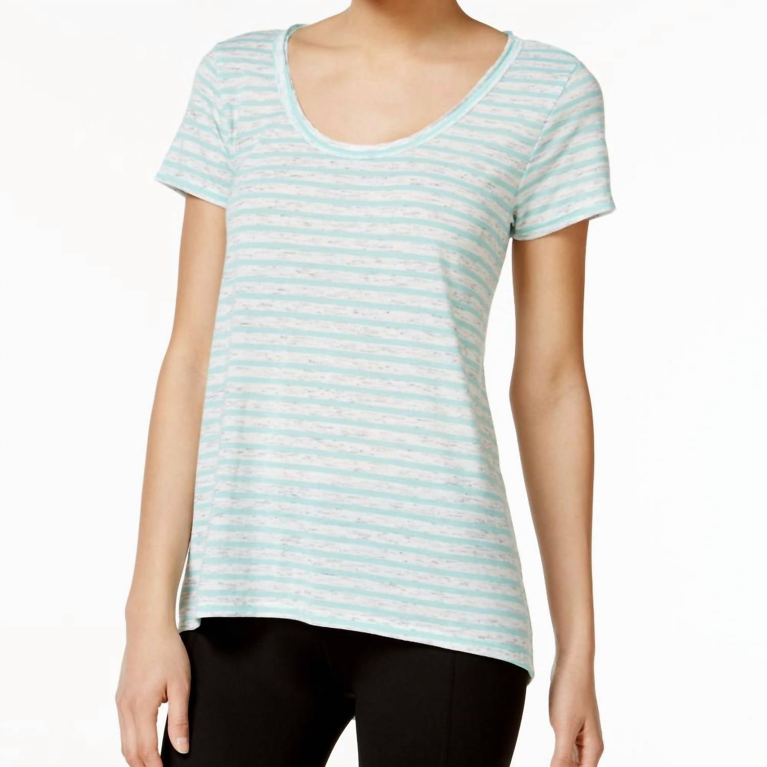 Calvin Klein - Melrose Striped Cutout Back Top
