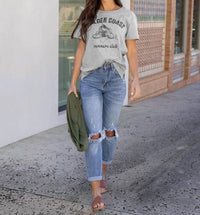 Grace And Lace - Vintage Fit Any Day Graphic Tee
