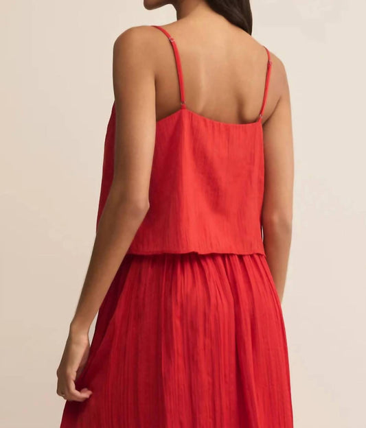 Z Supply - Women's Fiore Crinkle Satin Tank Top