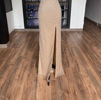 Sherri Hill - Women's Pearl Beaded Fitted Dress