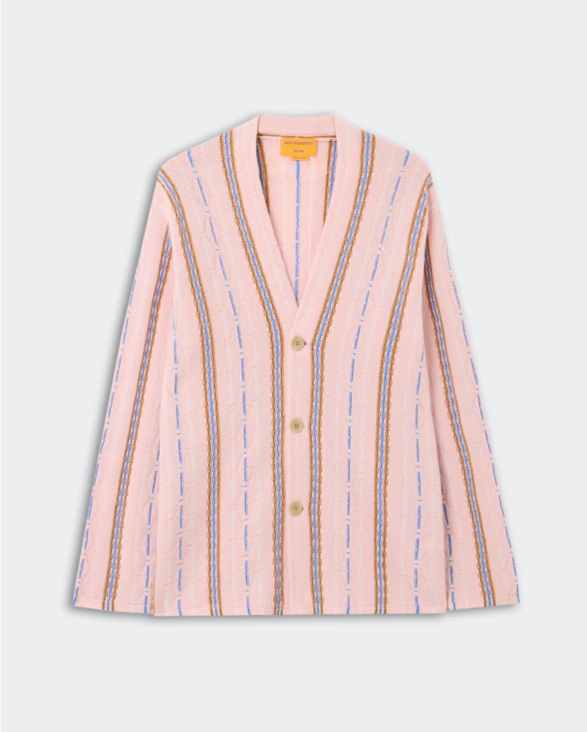 Guest In Residence Baja Everywear Cardigan in residence baja everywear cardigan in powder pink - women's cardigan - view 5