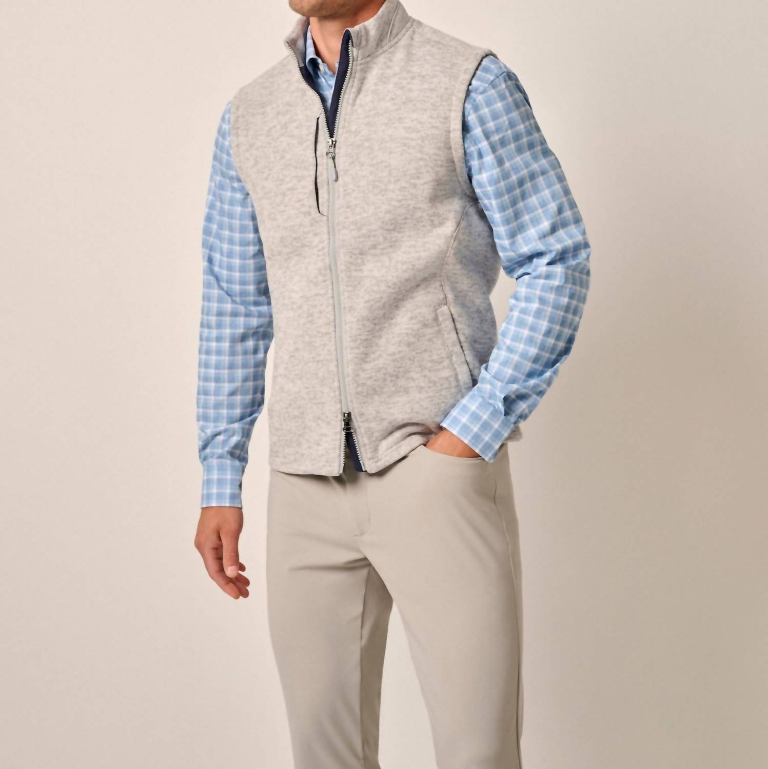 Johnnie-O - Denalis Double-zip Fleece Vest