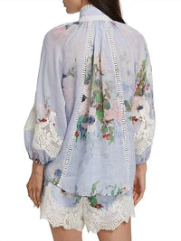 Zimmermann - Everley Lace-trim Blouse