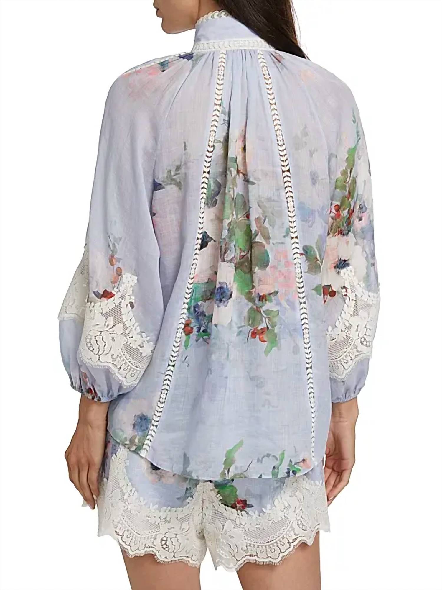 Zimmermann - Everley Lace-trim Blouse
