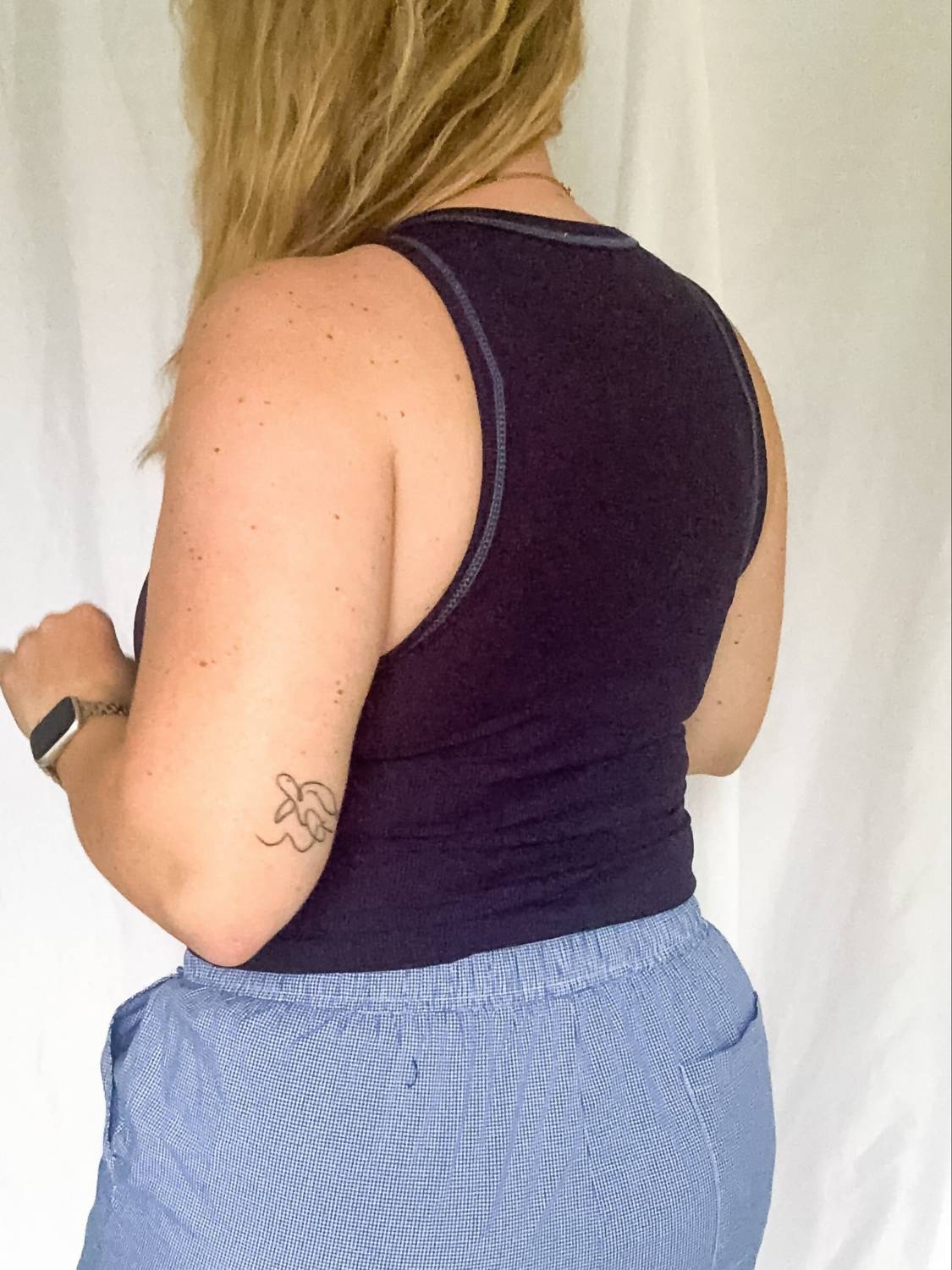Le Lis - Women's Coastal Stitch Ribbed Tank Top
