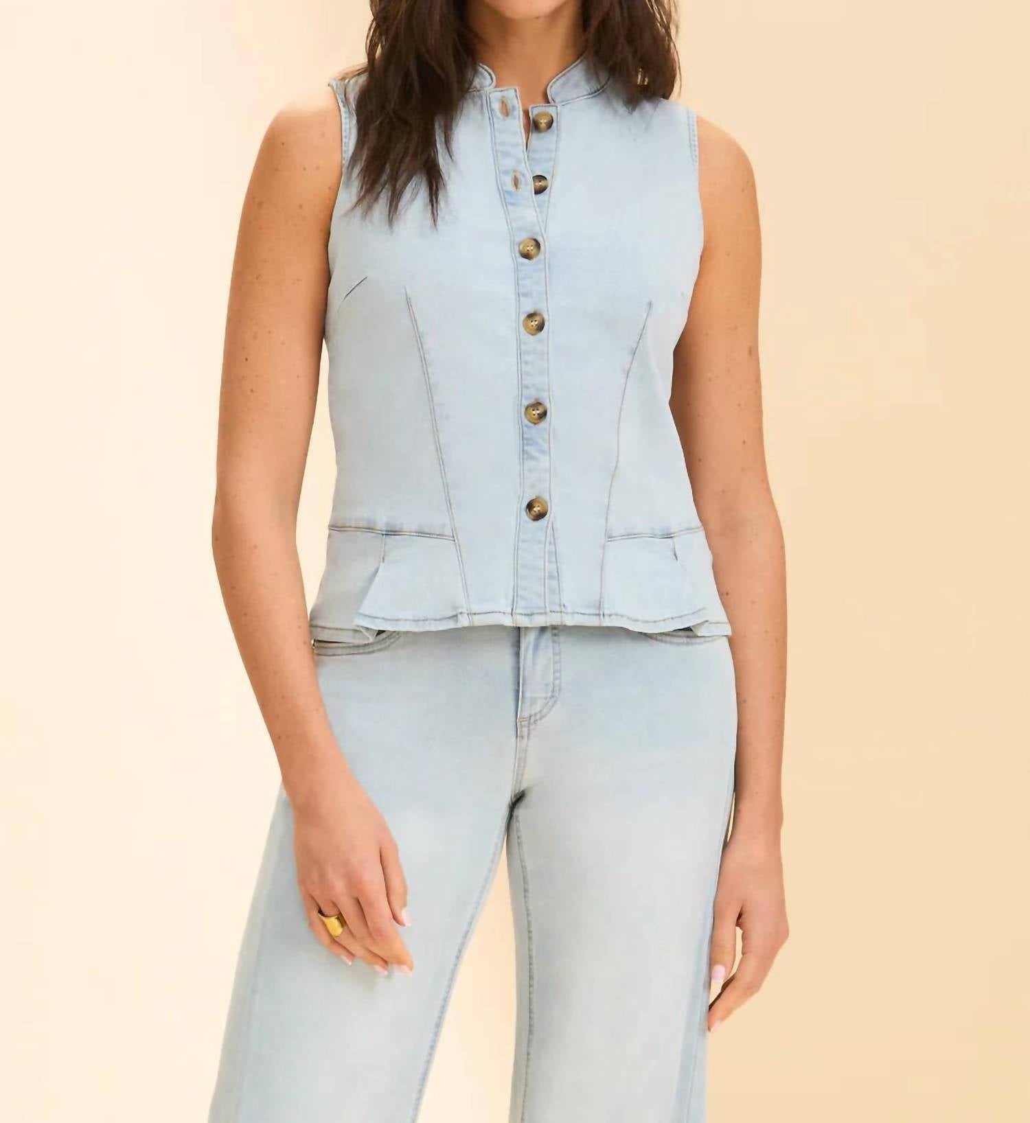 Fdj - Button Up Vest