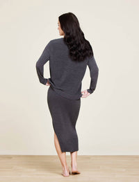 Barefoot Dreams - Ribbed Midi Skirt