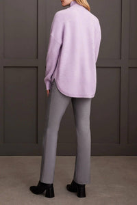 Tribal - Textured Mock Neck Sweater