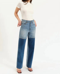 Daze - City Straight High Rise Straight Leg Jeans