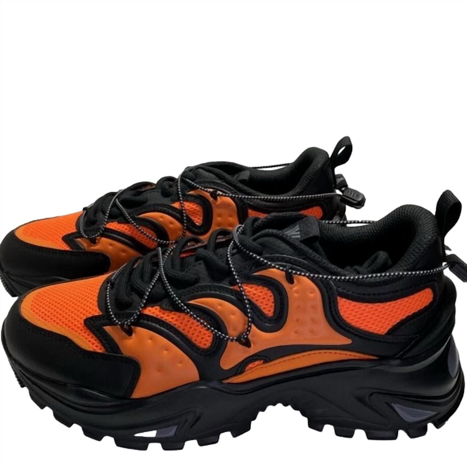 Watson Menswear - Men's Low Top Hallows Eve Mesh Lace-up Sneakers