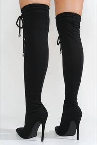 Cape Robbin - Women's Cahoka Thigh High Sweat Boots