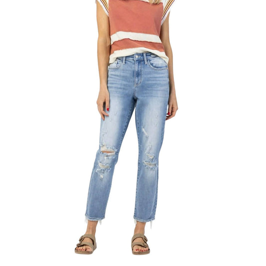 Judy Blue - High Rise Slim Straight Leg Jean