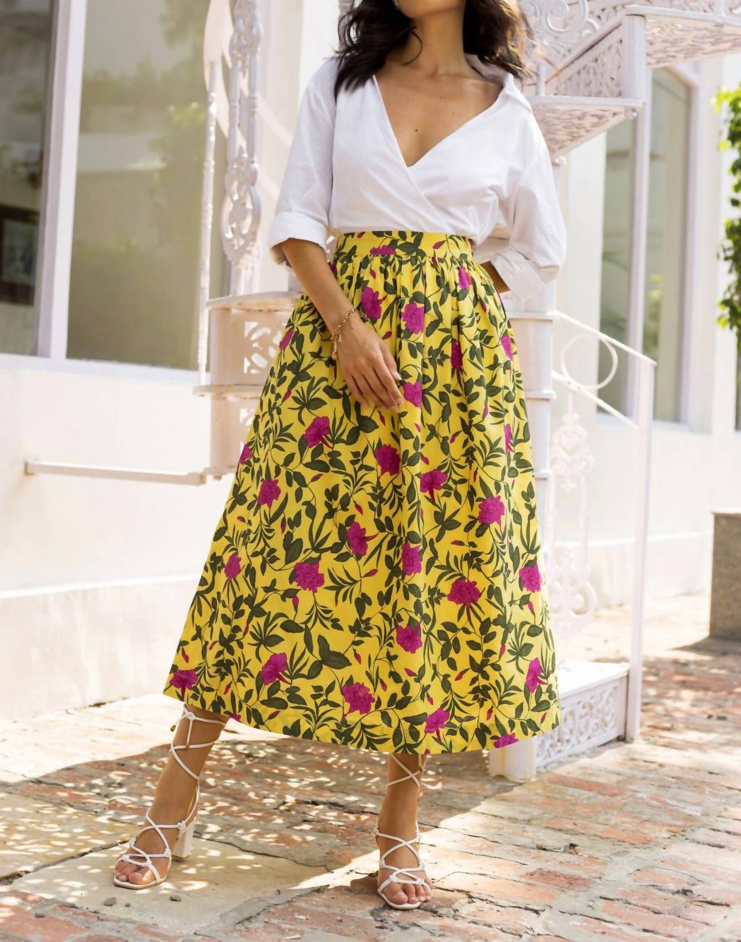 Beyond By Vera - Anna Midi Skirt - Plus