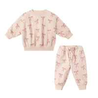 Quincy Mae - Girl's Relaxed Fleece Sweat Set