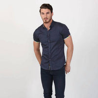 Eight X - Dot Print Short Sleeve Shirt