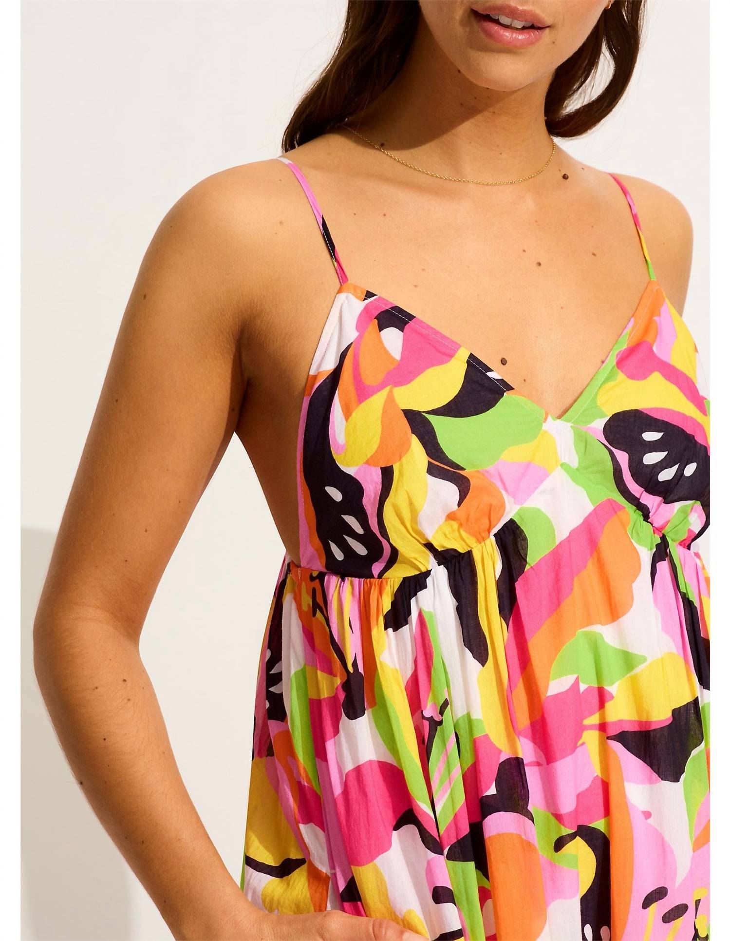 Seafolly - Tiered Print Midi Dress