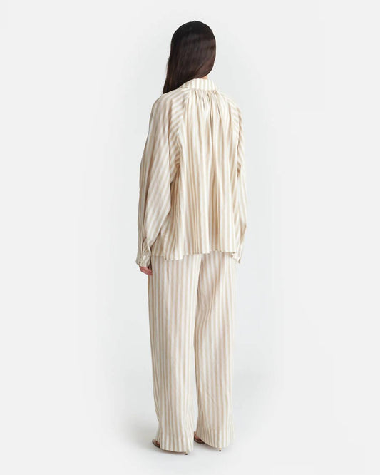 Nanushka - Women's Ada Striped Linen Shirt