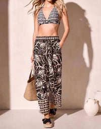 TRIBAL Reversible Bikini Top in sand dune - women's swimwear - alternate view