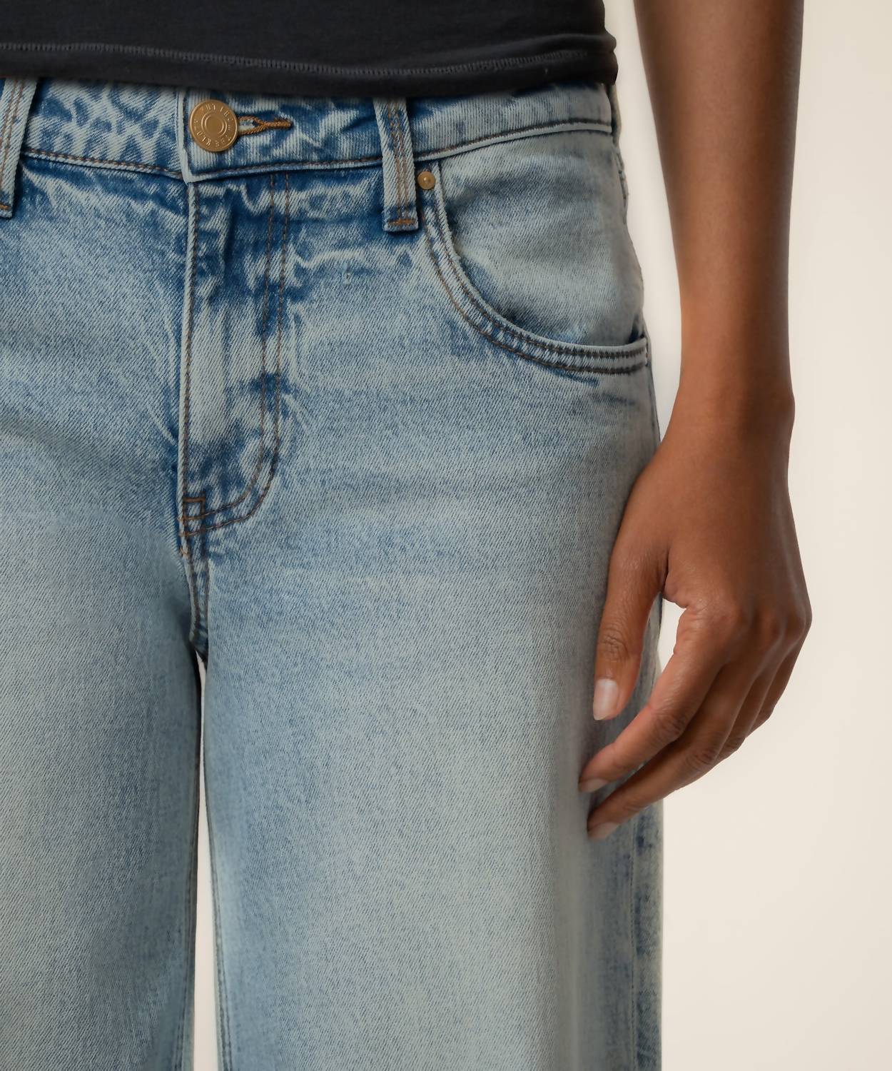 Kut From The Kloth - Selena Baggy Low Rise Straight Leg Jeans