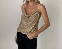 New Year Sequin Tank