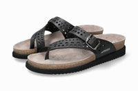 MEPHISTO Women's Helena Perf Sandals in black - women's sandal - detail view