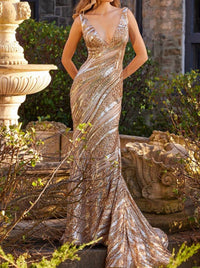 Jovani - Sequin Mermaid Prom Dress