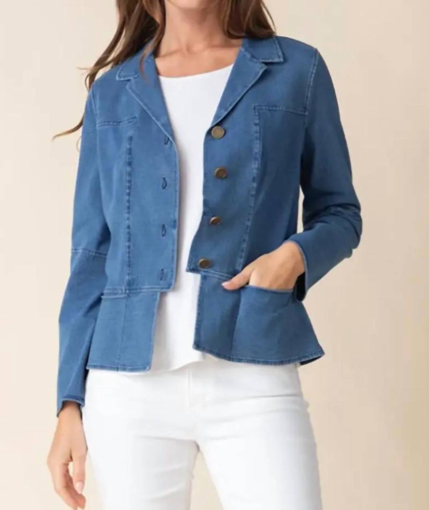 Habitat - Stonewash Stretch Boyfriend Jacket