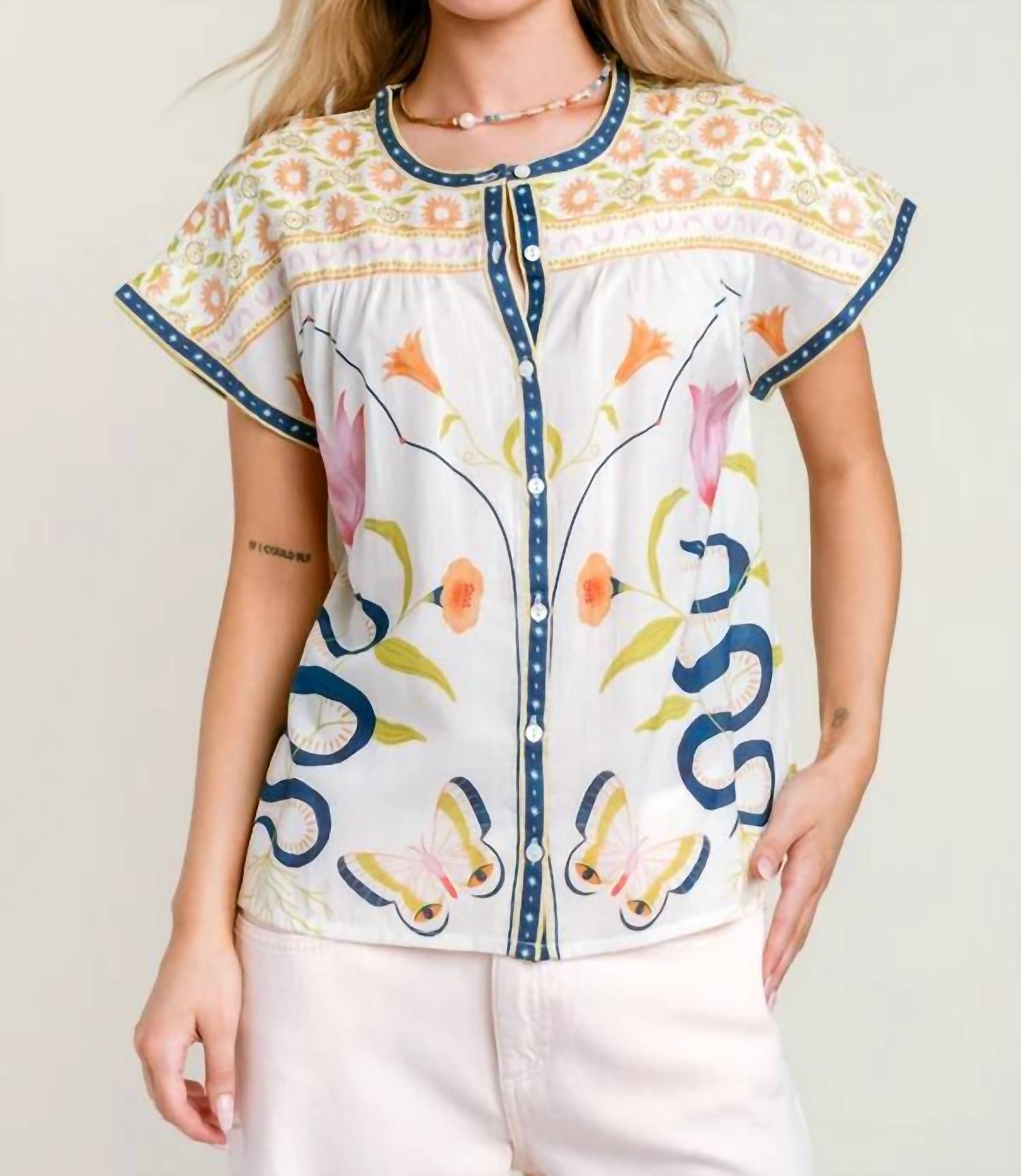 Cleobella - Women's Hadley Front Button Top