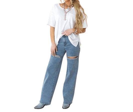 Andree By Unit - Short Sleeved Ribbed Tee (regular & Plus Size)