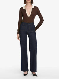 Frame - Le Slim Palazzo Modernist Pocket Pant