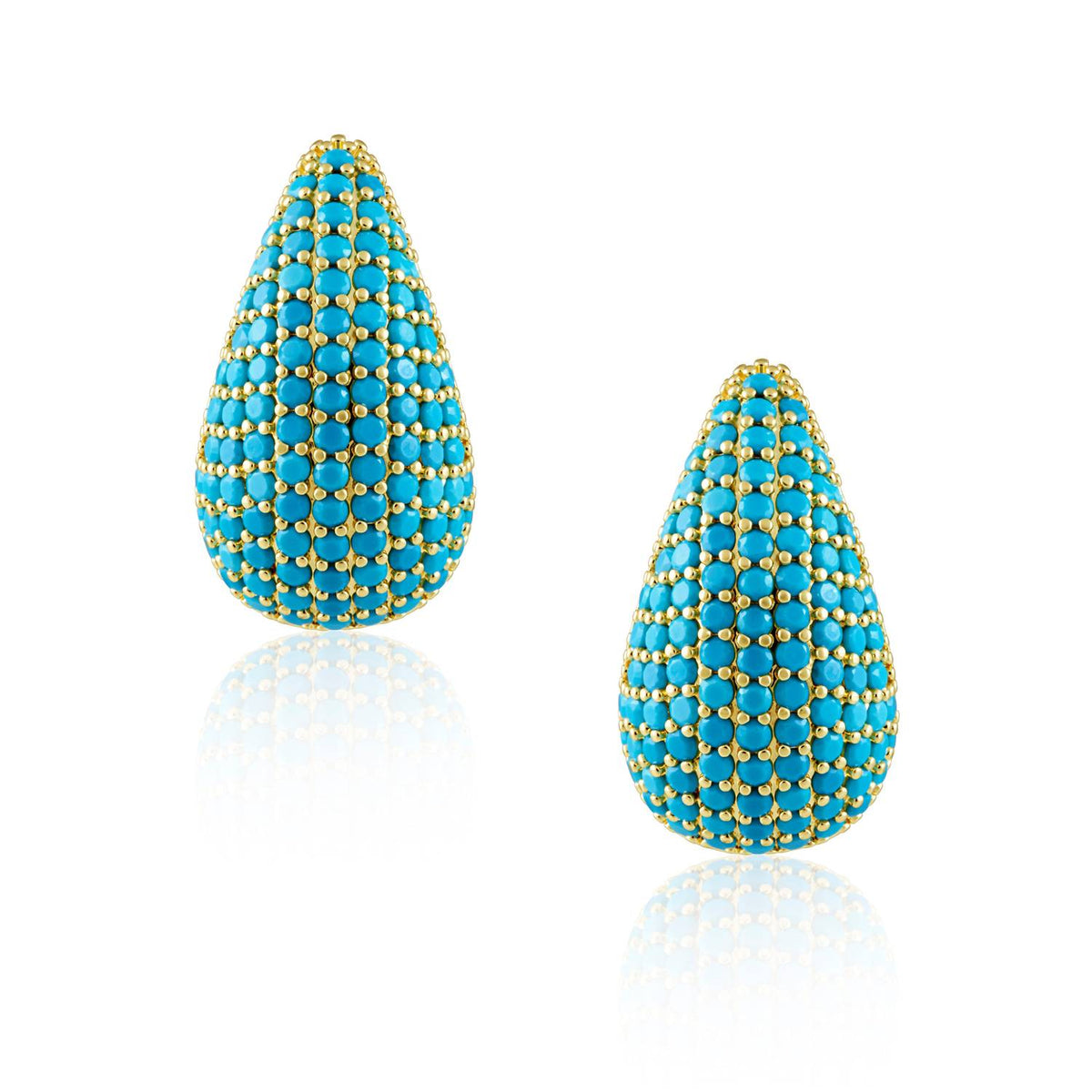 Sahira Jewelry Design - Women's Celine Cubic Zirconia Raindrop Earring