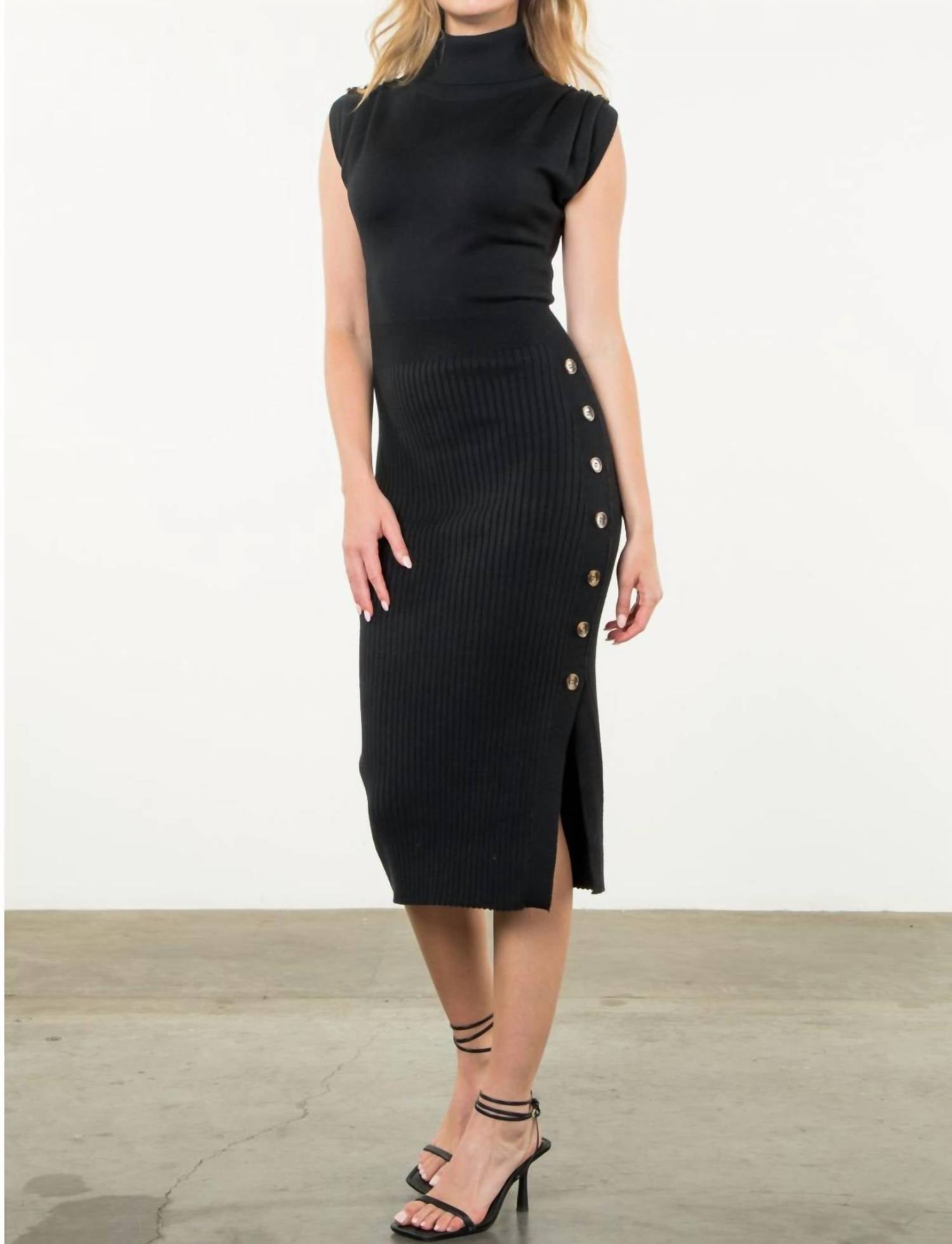 Thml - Turtleneck Midi Dress
