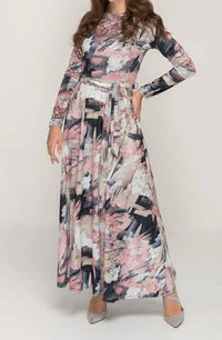 Kmw - Velvet Swirl Maxi Dress