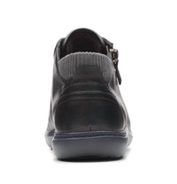Clarks Women's Nalle Mid Ankle Boot in black leather - women's shoe - view 5