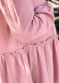 Liv Maternity - Ruffle Muslin Tunic