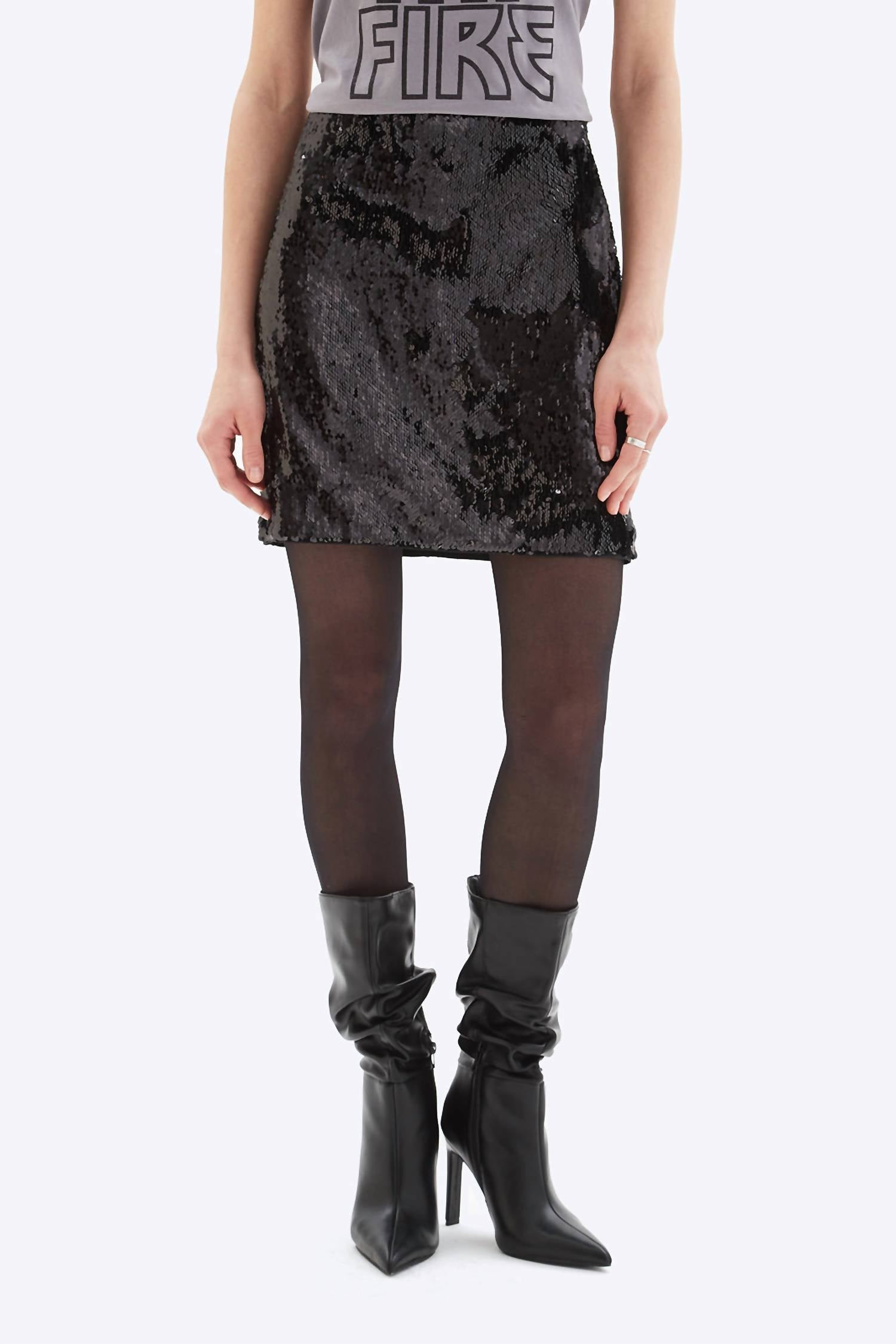 Chrldr - Riley Sequined Mini Skirt