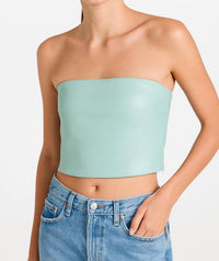 Susana Monaco - Faux Leather Tube Top