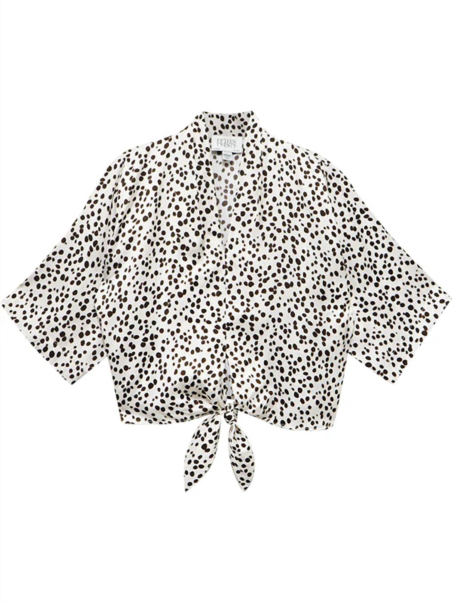 Fifteen Twenty - Bernice Tie Front Blouse