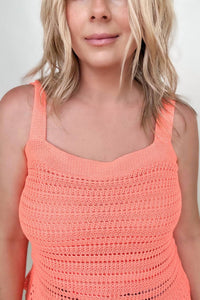Davi & Dani - Knit Peplum Tank Top