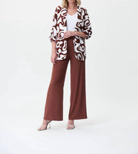 Joseph Ribkoff - PULL ON WIDE LEG PANT