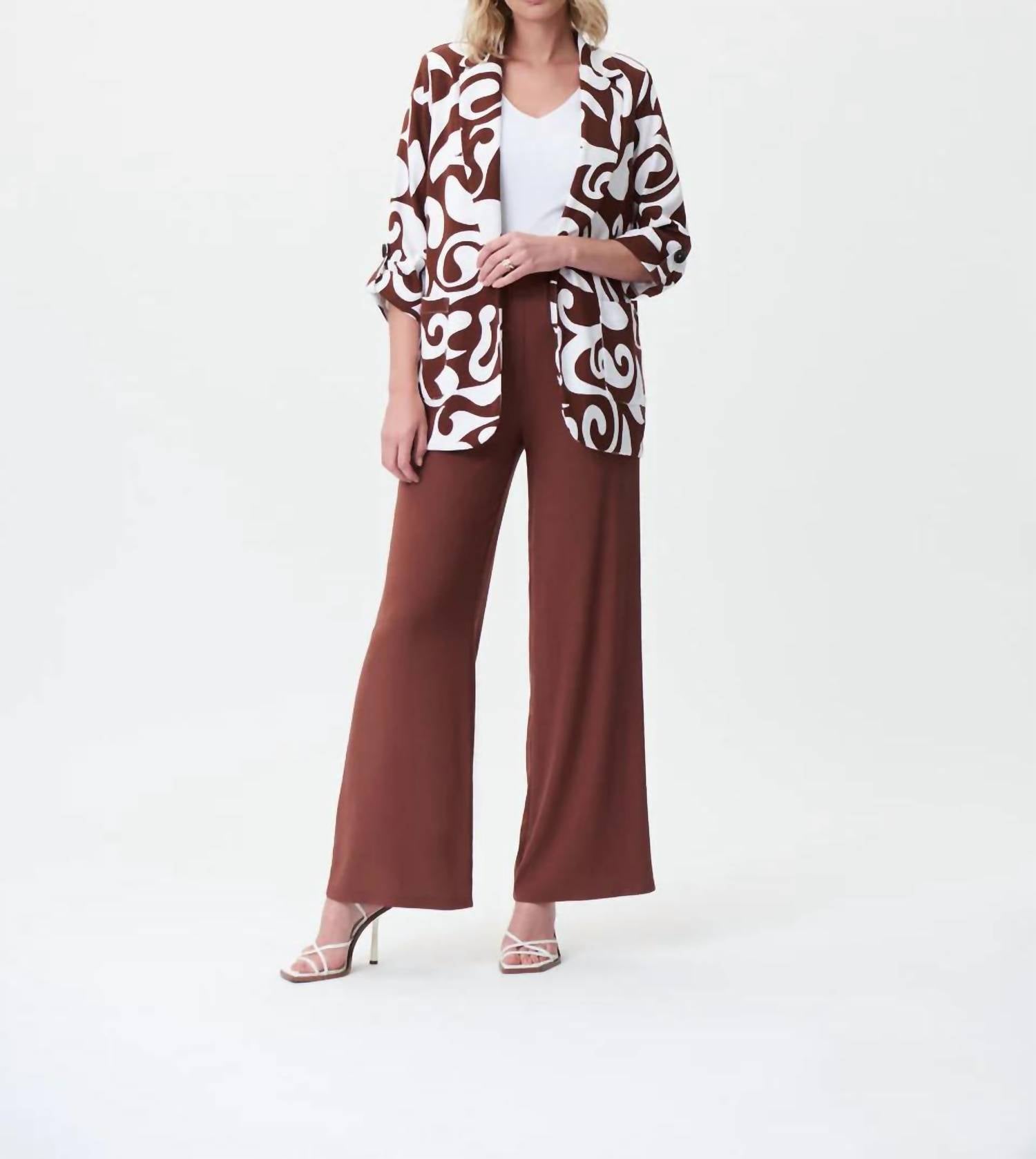 Joseph Ribkoff - PULL ON WIDE LEG PANT
