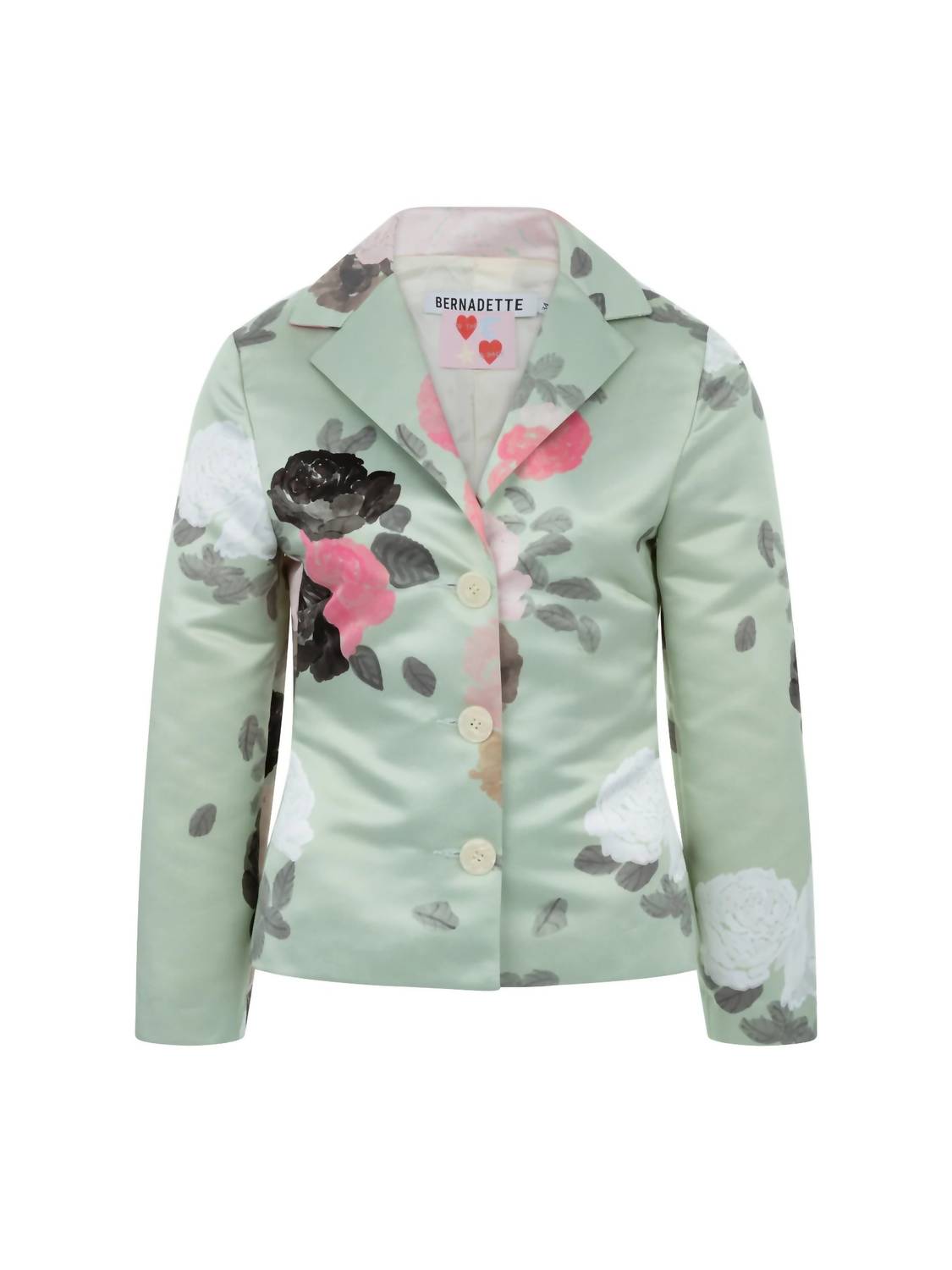 Bernadette - Elle Floral-print Satin Jacket