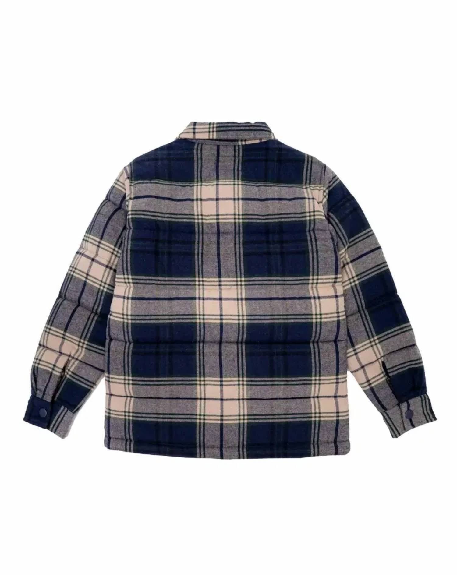 Silver Jeans Co - Boy's Quilted Insulated Plaid Jacket