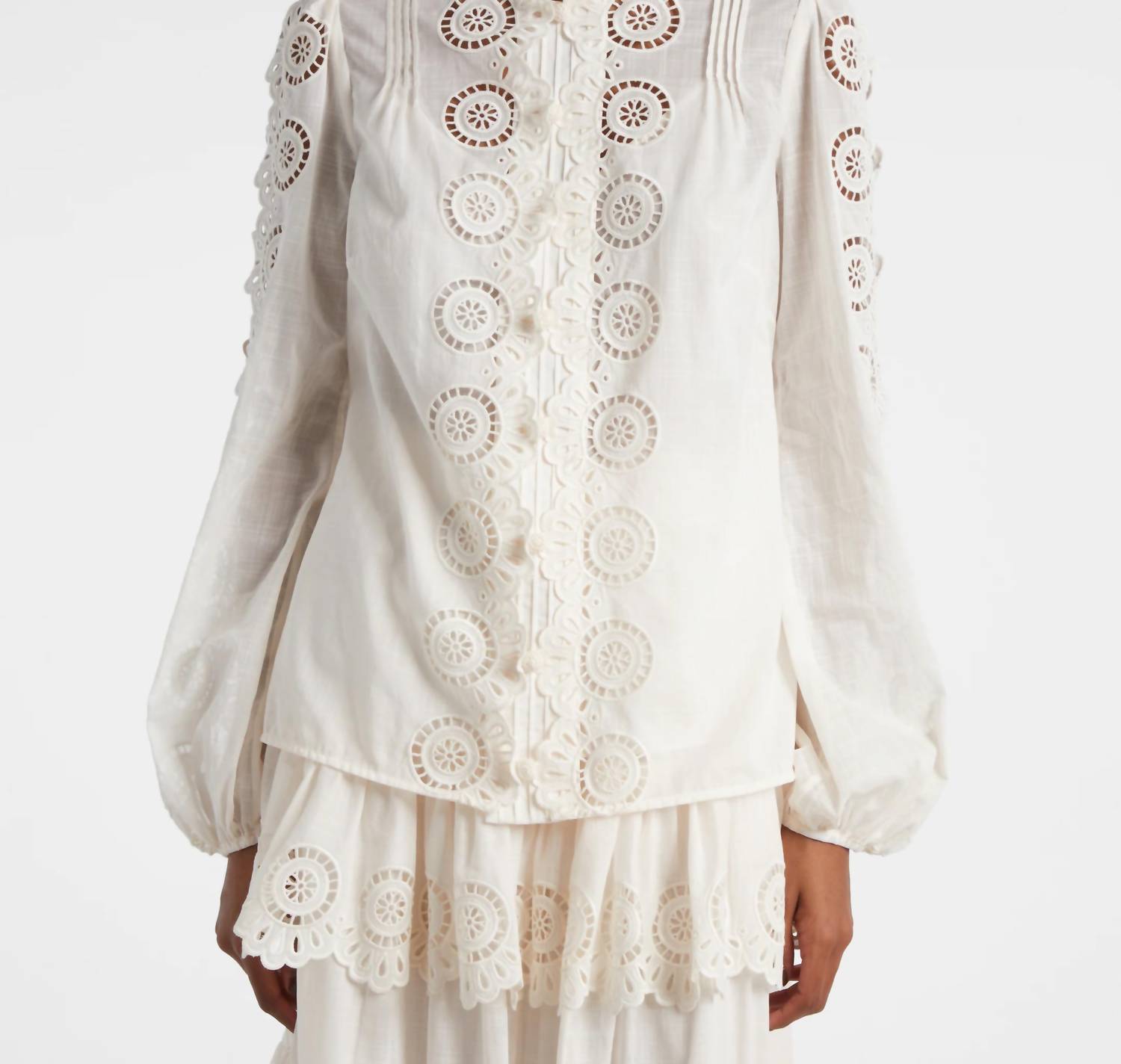 Zimmermann - Lucky Embroidered Blouse