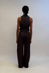 Rosie Assoulin - High Line Pinstripe Twill Pant